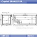 Морозильний лар з глухою кришкою Crystal ІРАКЛІС 56